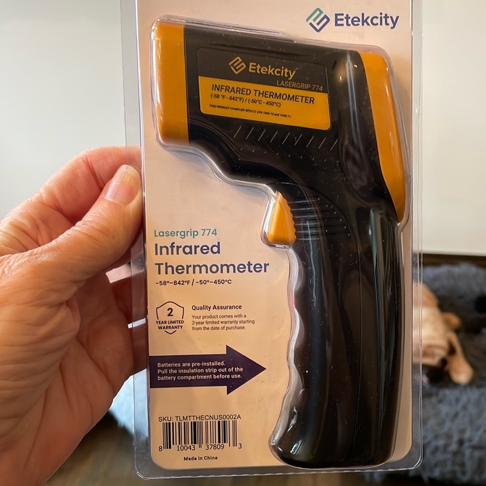 Infrared Thermometer Batteries Included